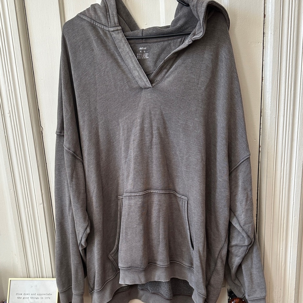 V-Neck Aerie Hoodie